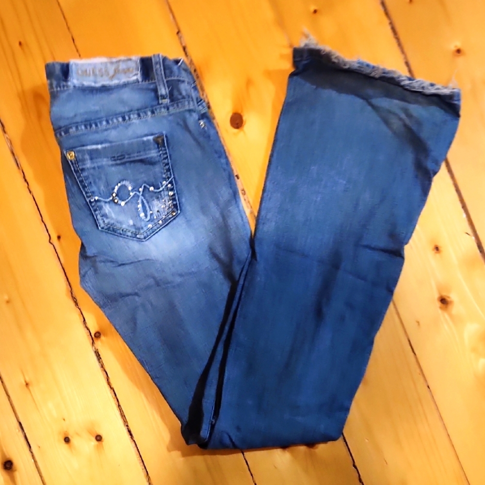 Guess Dark Blue Flare Jeans